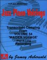 Jazz Piano Voicings  Transcribed From Volume 54 'Maiden Voyage'