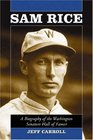 Sam Rice A Biography of the Washington Senators Hall of Famer