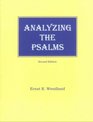 Analyzing the Psalms With Exercises for Bible Students and Translators