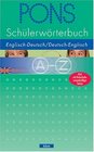 PONS Schlerwrterbuch Englisch Ab 3 Lernjahr Englisch  Deutsch / Deutsch  Englisch