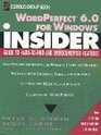 WordPerfect 60 for WindowsTM Insider