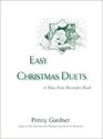 Easy Christmas Duets A NineNote Recorder Book