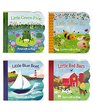 4 Pack Chunky Lift a Flap Board Books Little Red Barn/ Little Blue Boat/Little Green Frog/Little Yellow Bee