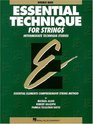 Essential Technique for Strings  Double Bass Intermediate Technique Studies