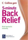 Collins Gem 5Minute Back Relief Beat Backache Instantly