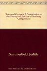 Texts and Contexts A Contribution to the Theory and Practice of Teaching Composition