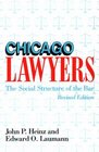 Chicago Lawyers The Social Structure of the Bar
