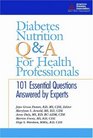 Diabetes Nutrition QA for Health Professionals