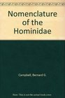 Nomenclature of the Hominidae