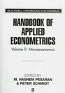 Handbook of Applied Econometrics Microeconomics