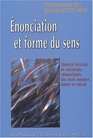 Enonciation Et Forme Du Sens Identite Lexicale Et Variations Semantiques Des Mots Manger Aimer Et Raison