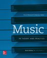 Music in Theory and Practice Vol I with Workbook