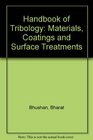 Handbook of Tribology Materials Coatings and Surface Treatments