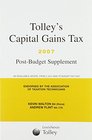 Tolleys Capital Gains Tax 2007 08 Budget