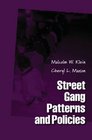 Street Gang Patterns and Policies