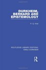 Durkheim Bernard and Epistemology