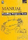 Reading Progress Tests Manual Stage 2