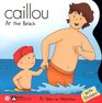 Caillou at the Beach With Stickers