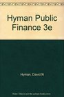 Hyman Public Finance 3e