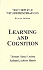 Learning and Cognition Test Item File With Demonstrations Fourth Edition