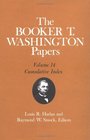 The Booker T Washington Papers Cumulative Index