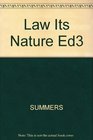 Law Its Nature Functions and Limits