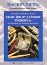 Music Theory  History Workbook