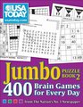 USA TODAY Jumbo Puzzle Book 2 400 Brain Games for Every Day