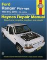 Haynes Ford Ranger Pickups 1993 thru 2005