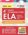4th Grade Common Core ELA  Daily Practice Workbook  300 Practice Questions and Video Explanations  Common Core State Aligned  Argo Brothers