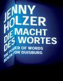 Jenny Holzer Xenon For Duisburg
