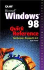 Microsoft Windows 98 Quick Reference