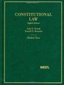 Hornbook on Constitutional Law 8th
