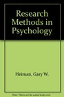 Research Methods in Psychology