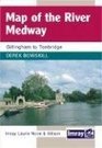 Map of the River Medway Gillingham to Tonbridge