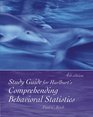 Study Guide for Hurlburt's Comprehending Behavioral Statistics 4th