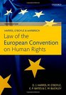 Harris O'Boyle and Warbrick Law of the European Convention on Human Rights