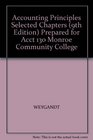 Accounting Principles Selected Chapters  Prepared for Acct 130 Monroe Community College