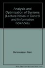 Analysis and Optimization of Systems