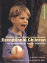 Exceptional Children An Introduction to Special Education