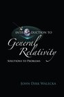 Introduction to General Relativity Solutions to Problems
