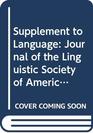 Supplement to Language Journal of the Linguistic Society of America  Hungarian Grammar