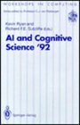 Ai and Cognitive Science '92 University of Limerick 1011 September 1992