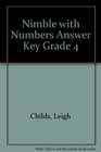 Nimble with Numbers Grade 4 Answer Key