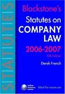 Blackstone's Statutes on Company Law 20062007
