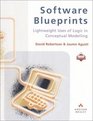 Software Blueprints Lightweight Uses of Logic In Conceptual Modelling