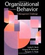 Organizational Behavior A Management Challenge