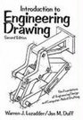Introduction to Engineering Drawing The Foundations of Engineering Design and Computer Aided Drafting Second Edition