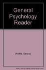 General Psychology Reader