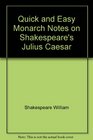 Quick and Easy Monarch Notes on Shakespeare's Julius Caesar